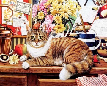 Animal Painting - GT 005 gatito
